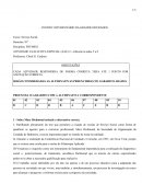 CADA ATIVIDADE RESPONDIDA DE FORMA CORRETA TERÁ ATÉ 1 PONTO POR ANOTAÇÃO CORRETA. SERÃO CONSIDERADAS AS ALTERNATIVAS PREENCHIDAS NO GABARITO ABAIXO