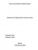 Diferenças do Código Penal ao Longo do Tempo