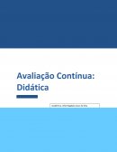 A Avaliação Contínua: Didática