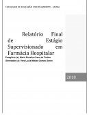 Relatório de Estágio Farmácia Hospitalar