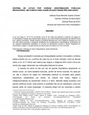 SISTEMA DE COTAS POR CORNAS UNIVERSIDADES PUBLICAS BRASILEIRAS: UM CHANCE PARA AQUELES QUE FORAM PREJUDICADOS