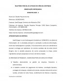 RELATÓRIO PARCIAL DE ESTÁGIO EM CIÊNCIAS CONTÁBEIS OBSERVAÇÃO EMPRESARIAL