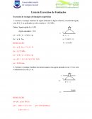 Lista de Exercícios de Fundações