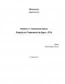 Relatório Saneamento Básico Estação de Tratamento de Água – ETA