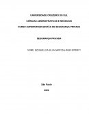 Trabalho Multidisciplinar de Segurança Privada