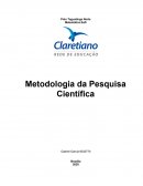 Pré-Cálculo Metodologia da Pesquisa Científica