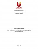 SEGURANÇA DO TRABALHO O FICHAMENTO PPRA E SUA IMPORTÂNCIA NA PREVENÇÃO DE DOENÇAS E ACIDENTES