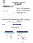 O MOVIMENTO UNIDIMENSIONAL E BIDIMENSIONAL