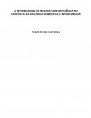 A Invisibilidade da Mulher com Deficiência Violência Doméstica e Intrafamiliar