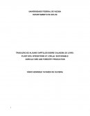 TRADUÇÃO DE ALGUNS CAPÍTULOS SOBRE CALAGEM, DO LIVRO: PLANT-SOIL INTERATIONS AT LOW pH: SUSTAINABLE