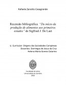 Recensão Bibliográfica: “Do início da produção de alimentos aos primeiros estados” de Sigfried J. De Laet