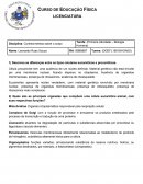 CURSO DE EDUCAÇÃO FÍSICA LICENCIATURA