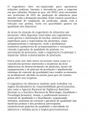 Campos de Atuação Engenharia de Alimentos