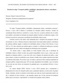 Resenha do artigo “Transporte público, mobilidade e planejamento urbano: contradições essenciais”