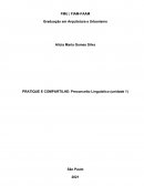 A Graduação em Arquitetura e Urbanismo