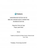 Trabalho da disciplina de Mídias Sociais e Redes Sociais