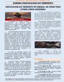 O Jornal Psicologia do Trânsito