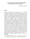 EDUCAÇÃO DO CAMPO: O TRABALHO DO/A COORDENADOR/A PEDAGÓGICO/A NAS SALAS MULTISSERIADAS