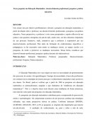 Fazer Pesquisa em Educação Matemática: Desenvolvimento Profissional, Pesquisa e Prática Educativa