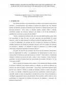 MODELAGEM E ANÁLISE DA EFICIÊNCIA DE UMA ETE NA REDUÇÃO DO TEOR DE POLUENTE ORGÂNICO CONTIDO EM EFLUENTE INDUSTRIAL