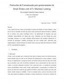 Protocolos de Comunicação para gerenciamento de Smart Homes com IoT e Machine Learning