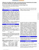 Influência de Aditivos Funcionalismo no Intumescimento de Membranas de Acetato de celulose utilizadas em regeneração tecidual guiada