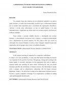 A ADMINISTRAÇÃO DE RECURSOS HUMANOS DA EMPRESA