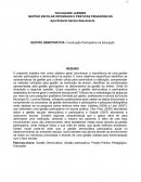 GESTÃO DEMOCRÁTICA: Construção Participativa na Educação