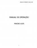 O MANUAL USO MAKINO