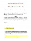 Trabalho Administração de Materiais e Areas Afins