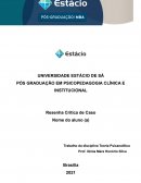 PÓS GRADUAÇÃO EM PSICOPEDAGOGIA CLÍNICA E INSTITUCIONAL