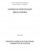 O Caderno de Especificação