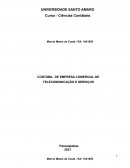 A CONTÁBIL DE EMPRESA COMERCIAL DE TELECOMUNICAÇÃO E SERVIÇOS