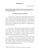 Resenha Crítica 70 Anos da Justiça do Trabalho