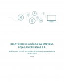 A Contabilidade Financeira Lojas Americanas