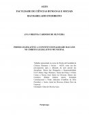 PODER LEGISLATIVO: A CONSTITUCIONALIDADE DAS LEIS NO ÂMBITO LEGISLATIVO MUNICIPAL