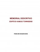 Memorial Descritivo Elaborado para a Disciplina de Gestão de Obras do curso e Engenharia Civil