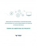 FGV Avaliação Global Gestão de Projetos Enterprise Competition