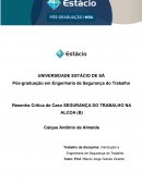 Resenha Crítica - Introdução a Engenharia de Segurança do Trabalho - Caso Alcoa