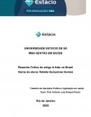 Resenha Crítica do artigo A Aids no Brasil