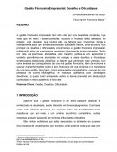 Gestão Financeira Empresarial: Desafios e Dificuldades