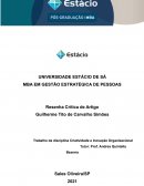 Resenha Crítica Influência da Gestão Estratégica do Conhecimento na Inovação e Desempenho Organizacional