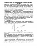 A PREDICTIVE MODEL FOR HYDROGEN IN STEEL IN NON-DEGASSED HEATS