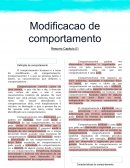 A Modificação de Comportamento