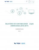 RELATÓRIO DE CONTABILIDADE LOJAS AMERICANAS (2016-2017)