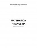 A MATEMATICA FINANCEIRA