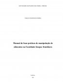 Manual de Boas Práticas de Manipulação de Alimentos na Faculdade Imepac Itumbiara