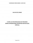 O PAPEL DA PSICOPEDAGOGIA E A INCLUSÃO SOCIAL