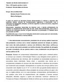 Trabalho de Direito Administrativo