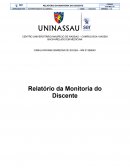 RELATORIO DE MONITORIA - UNINASSAU - GENETICA
